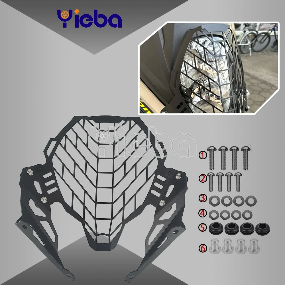 

V-STORM 650 DL650 Vstrom 650 Vstrom650 2017 2018 2019 20-2025 2026 For Suzuki Motorcycle Headlight Guard Protector Grille Cover