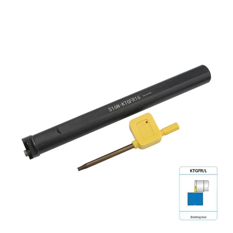 

1 шт., внутренний токарный держатель инструмента KTGFR16, диаметр хвостовика 16 мм, 20 мм, 25 мм, без вставок