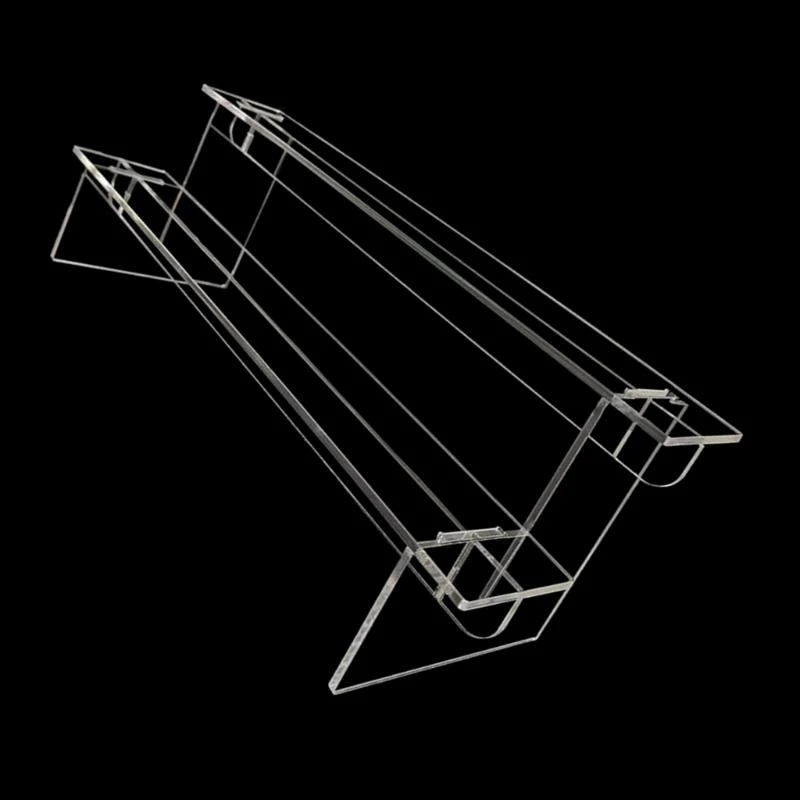 652F Multi Level Acrylic Display Risers Acrylic Display Stand 1-5 Tiers for Jewelry and Collectibles Perfumes Stand Rack