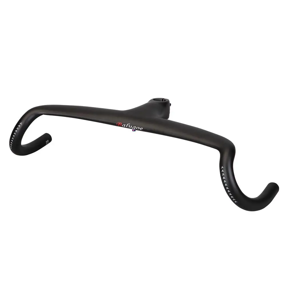 

Gravel Handlebar Carbon Fiber Exotropism Handlebar Integrated Bicycle Carbon Road Bike Handle Bar 28.6 x 400/420/440mm