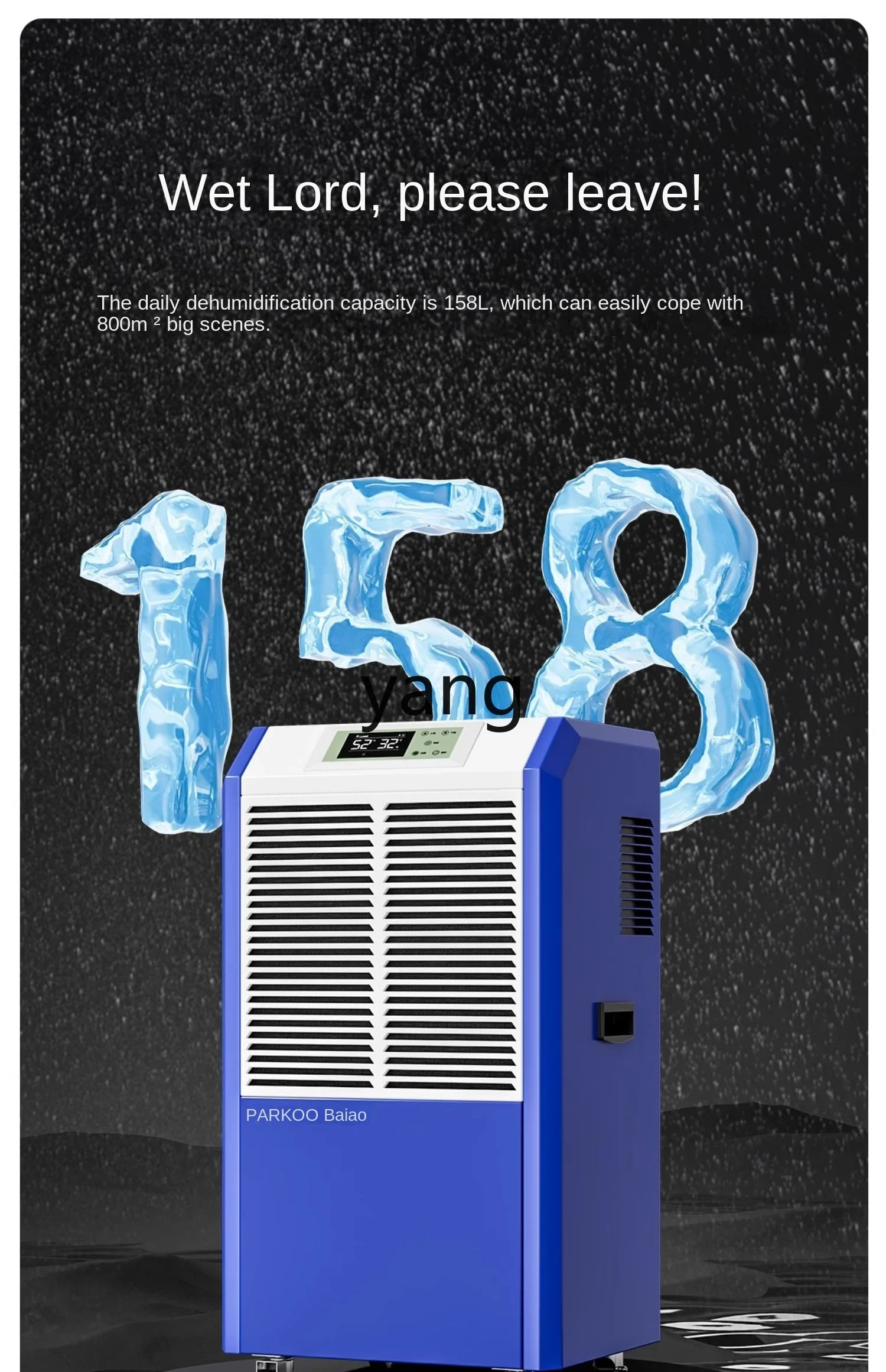 CX Dehumidifier High Power Home Basement Decoration Dehumidifiers Commercial view 4