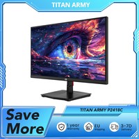 TITAN ARMY P2418C Office Monitor, 23.8 inch 1920*1080 16:9 CSOT IPS Screen, 144Hz, HDR400, 6 Scenario Modes, Supports VESA Mount