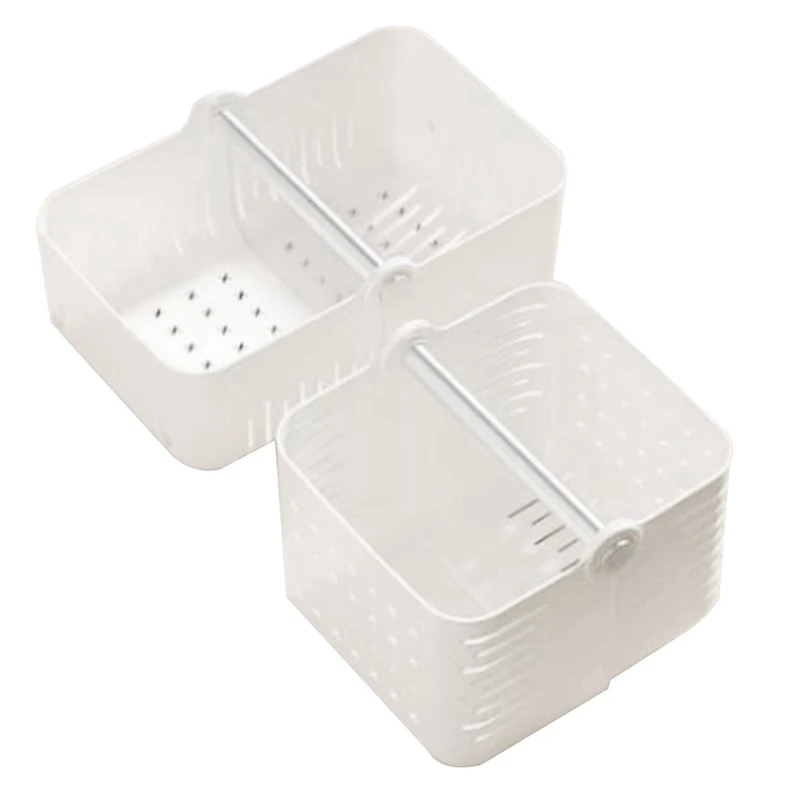 Bathroom Storage Storage Box Handbag With Handle Plastic Toiletries Basket Kitchen Storage Rack