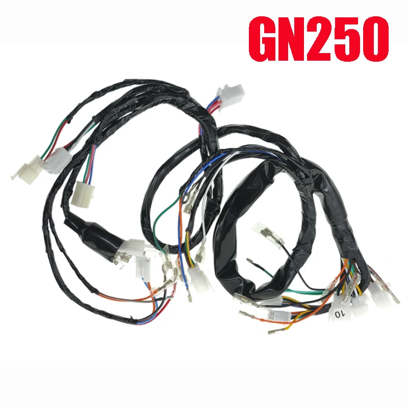 

Motorcycle Harness Wire for Suzuki Qingqi Wangjiang Jingcheng Haojue GN250 WJ250 GS250 SP250 HJ250 Intrunder250 Electric Wiring