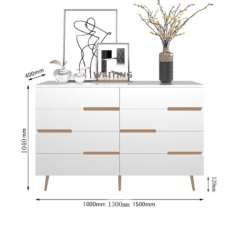 Gothic High Living Room Cabinets Luxury Tall Simple Display Cabinet Cream Nordic Woonkamerkasten Furniture Living Room Dresser