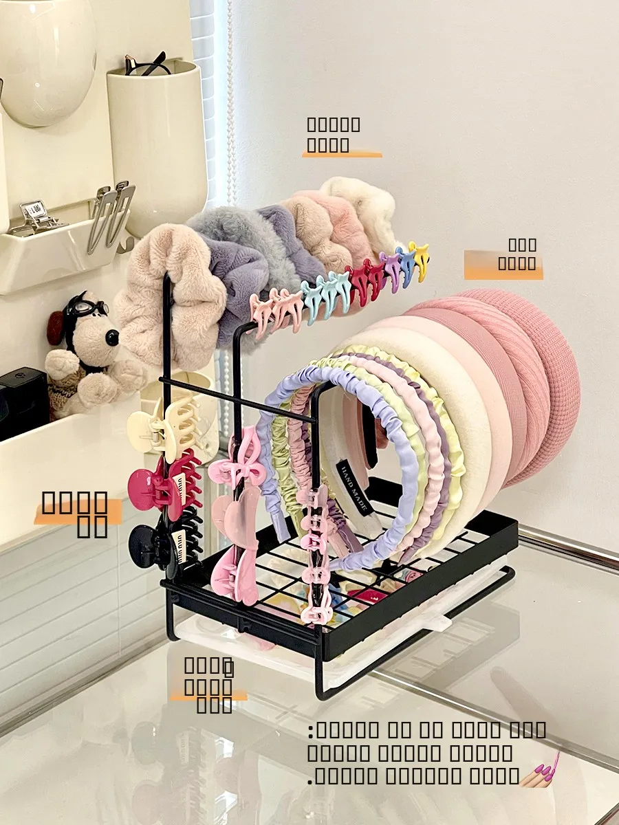 

Wall-Mounted Children's Hair Accories Storage Box Hair Ba Hair Clips Baby Hair Accories Organizer Cute Sle