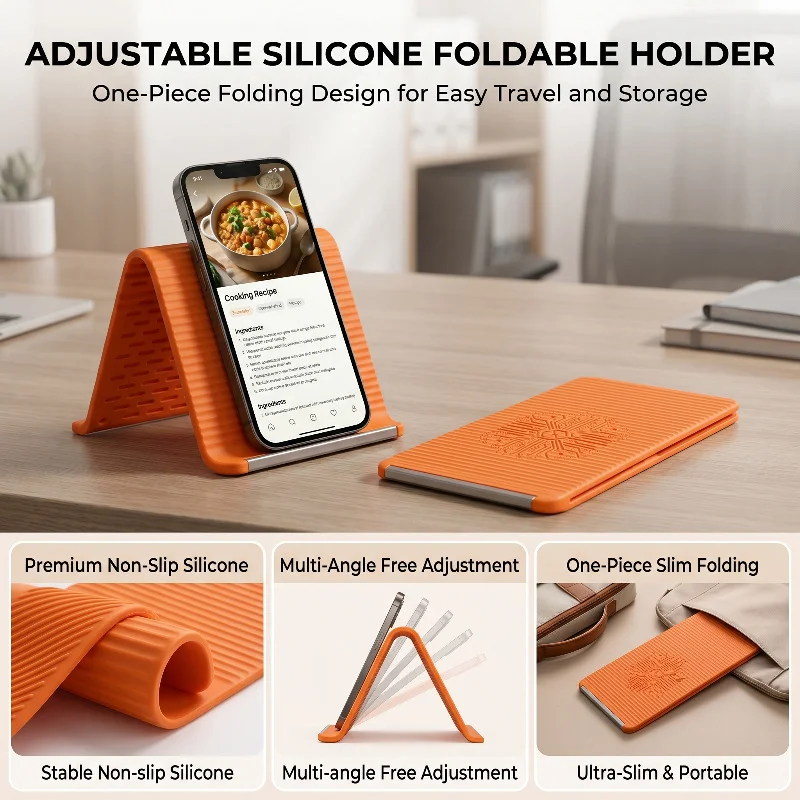 Creative Silicone Phone Stand  - Desk Organizer 评论和价格