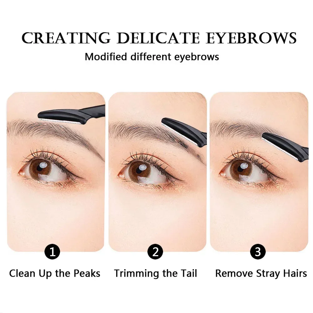 Removal Cutter Shaver Hair Tools Blades Makeup Trimmer Knives Epilation Eyebrow Portable Face Razor Hair Remover Eye Brow