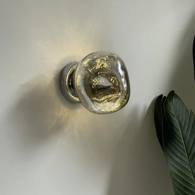 

Nordic art glass wall lamp Designer creative living room, bedroom, bedside, aisle, entryway, background wall, small wall lamp