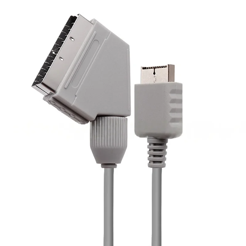

5PCS High quality 1.8m Scart cable for PS for PS1 audio video cord Scart AV wire cord for Plastation One