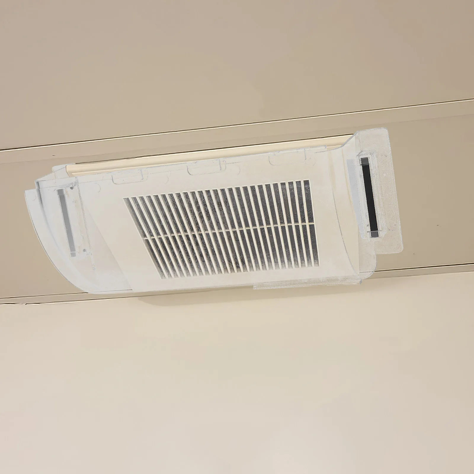 2Pcs Magnetic Air Deflector for Floor Wall Ceiling Vents Adjustable Heavy Duty Vent Redirector for Hvac Airflow Control and