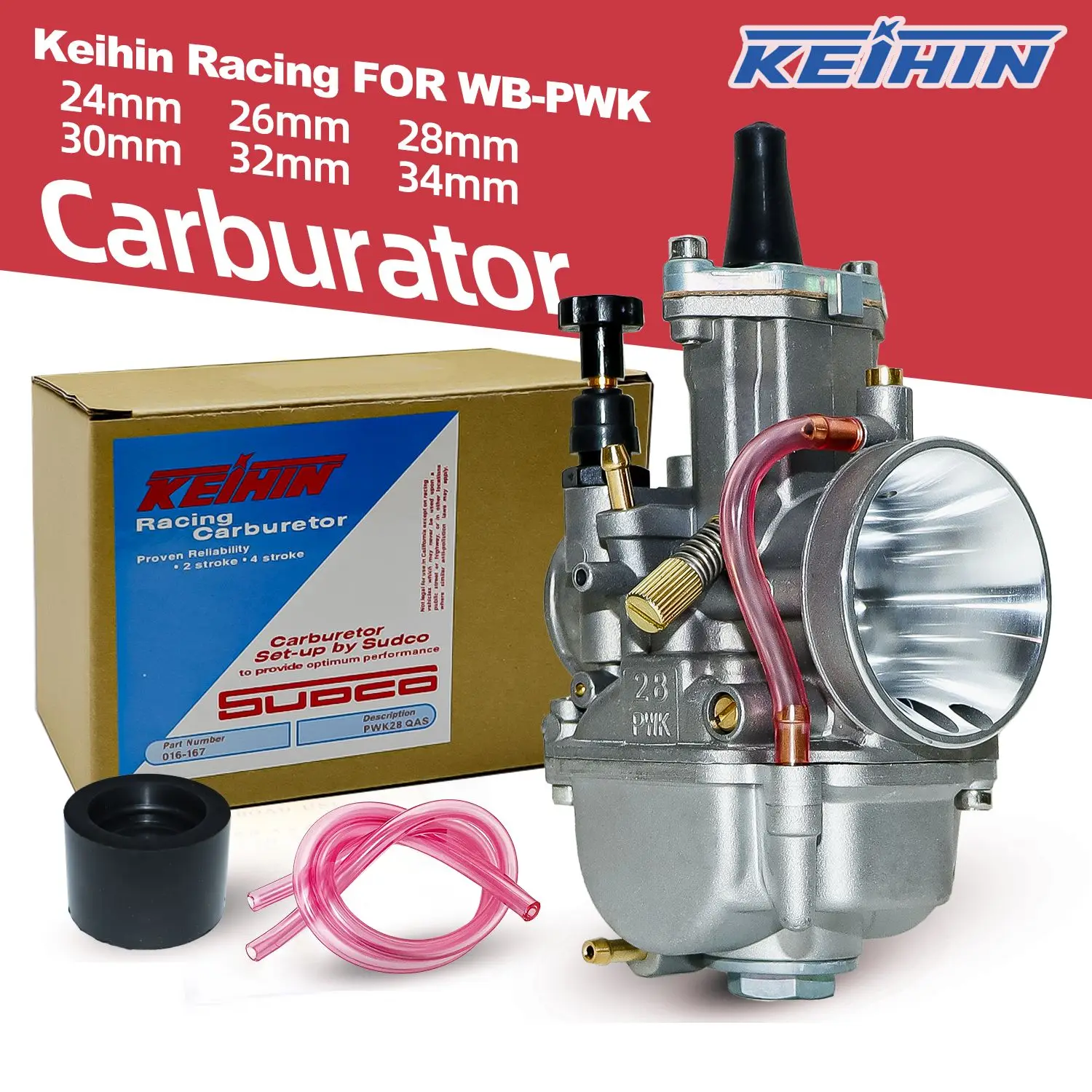 

Flash Racing Carburetor carb flat slide PWK 24/26/28/30/32/34MM off-road vehicle ATV high speed adjustable Motorcycle Carburetor