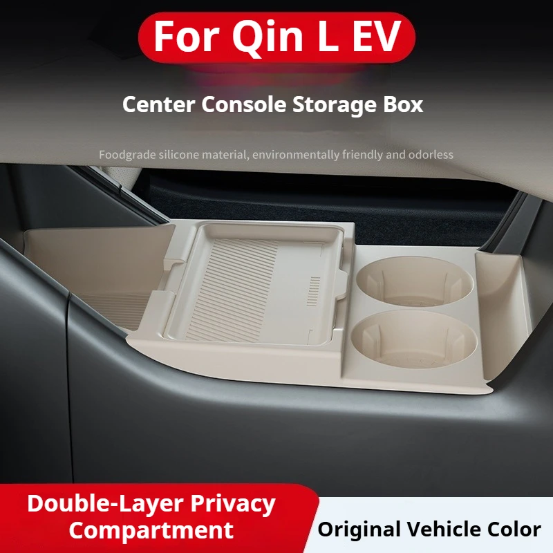 

For BYD 25 Qin LEV Car Center Console Modification Anti-slip Pad Central Control Lower Storage Box Car Interior Modify Accessory