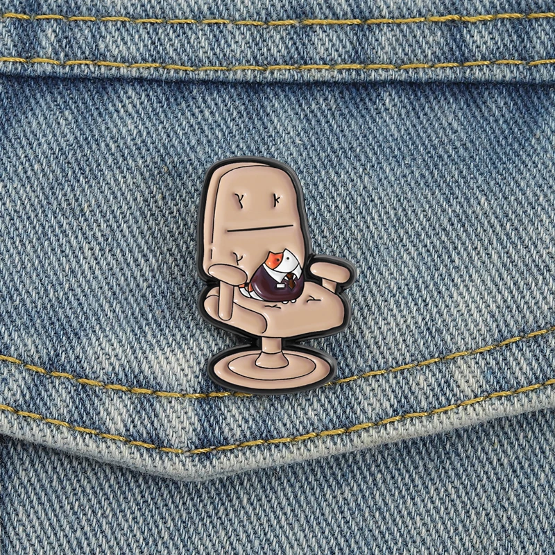 Boss Katze Emaille Pins Benutzerdefinierte Cartoon Tier Broschen Revers Abzeichen Kleidung Lustige Kätzchen Schmuck Geschenk für Kinder Freunde