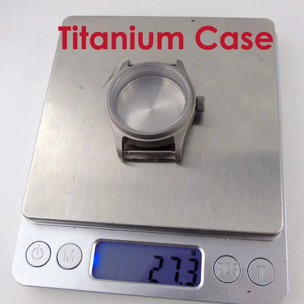 Pilot Diving Watch Case Titanium 316L Steel for NH34 NH35 NH36 NH38 NH70 PT5000 ETA2824 Sapphire 20BAR Waterproof Anti Allergy