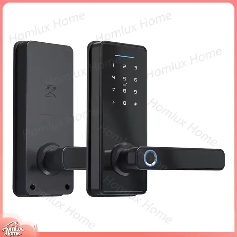 Smart Door Lock with 5050 Mortise Tongue Tuya Smart Lock App Control Mobile Phone Remote Handle Lock for Home Security