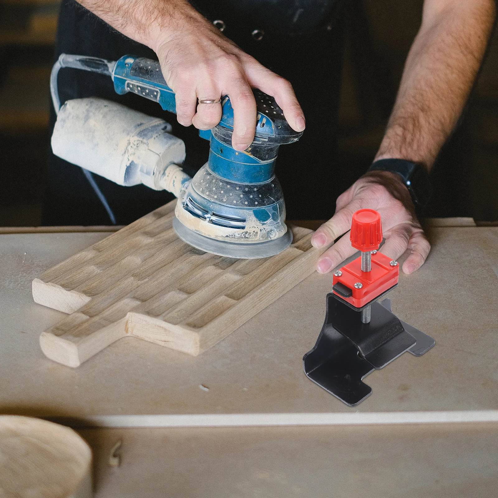 

2Pcs Tile Height Adjuster Foldable Strong Bearing Capacity Riser Leveler Portable Tiling Tool for Professionals