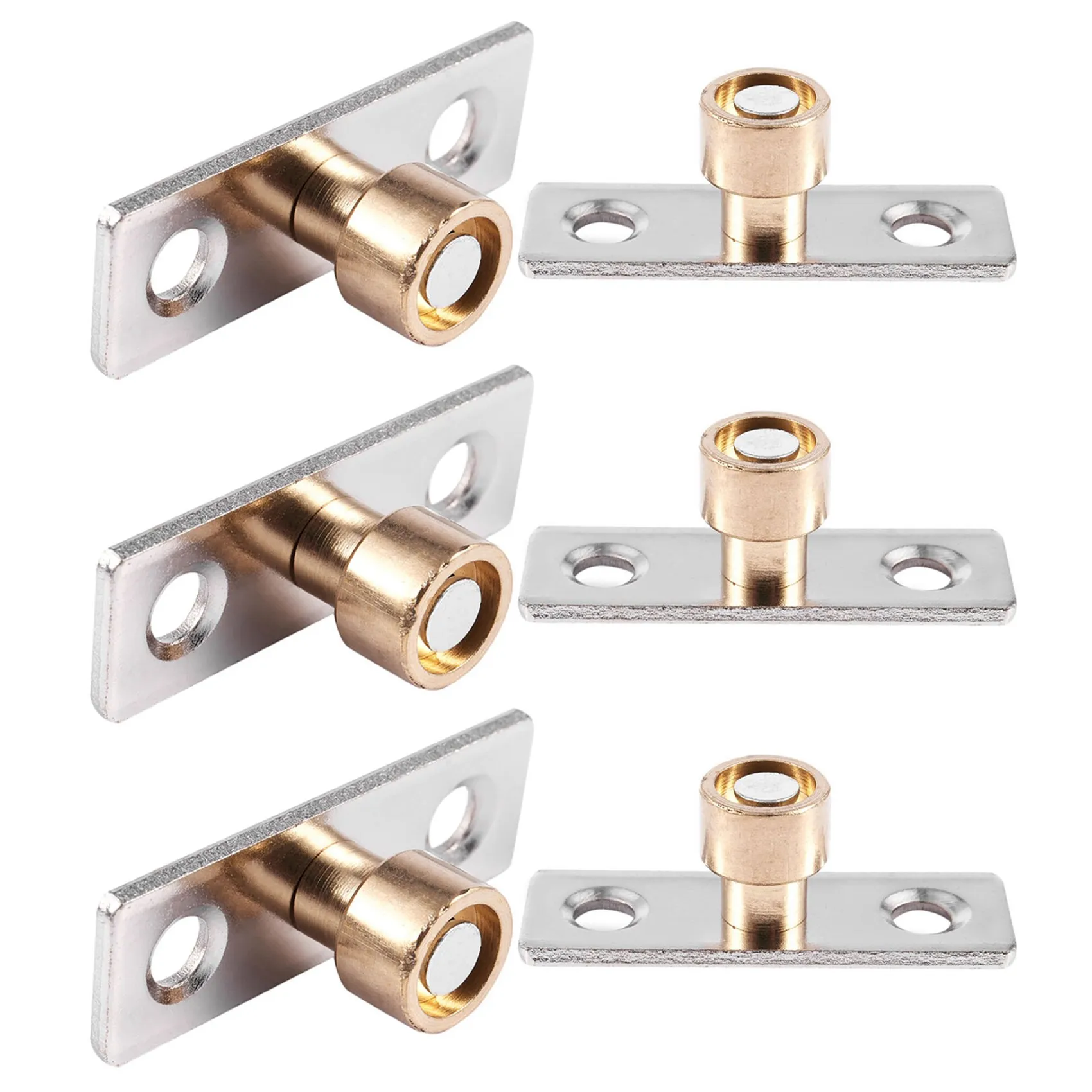 AS94-12Mm Diameter Wooden Sliding Door Guide Metal Locator Stopper 6Pcs