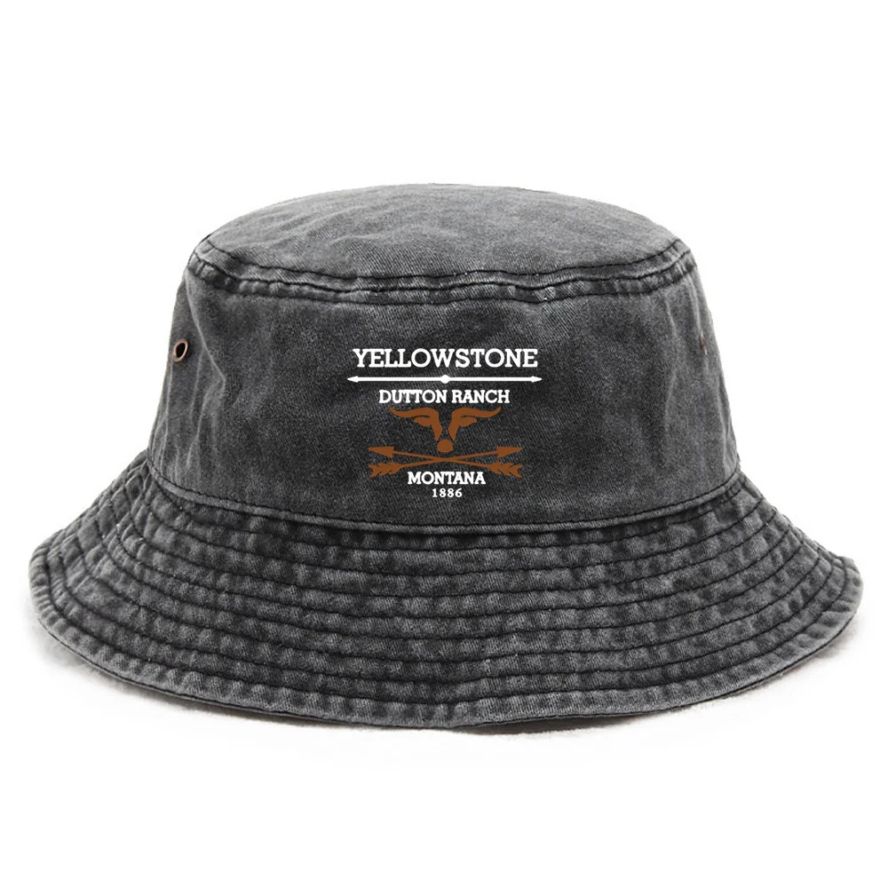 Classic Yellowstone Style Hat, Men'S Fisherman Cap, Women'S Beach Hat. These Outdoor Bucket Hats Are Foldable, Perfect for Sport