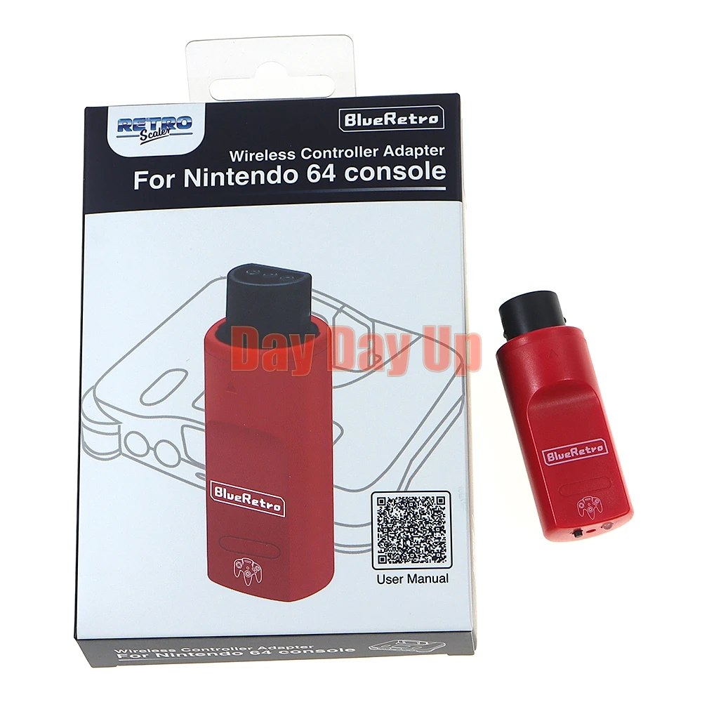 1 шт. для консоли N64, Bluetooth-совместимый джойстик, преобразователь BlueRetro, беспроводной контроллер, адаптер Bluetooth-приемника