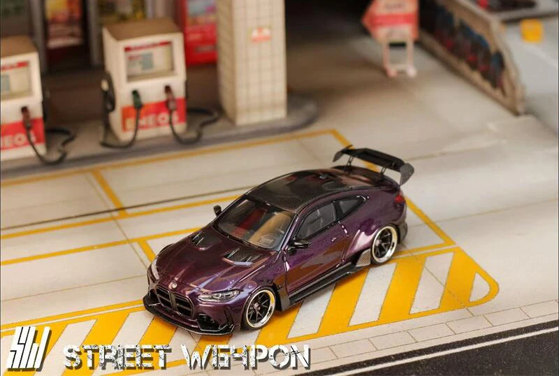 

SW 1:64 G82 M4 Dark Purple Die-Cast Car Models