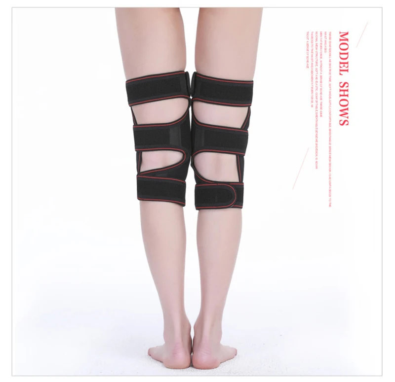 HANRIVER 1 Pair Tourmaline Self Heating Knee Pads Magnetic Therapy Kneepad Pain Relief Arthritis Brace Support Patella Knee