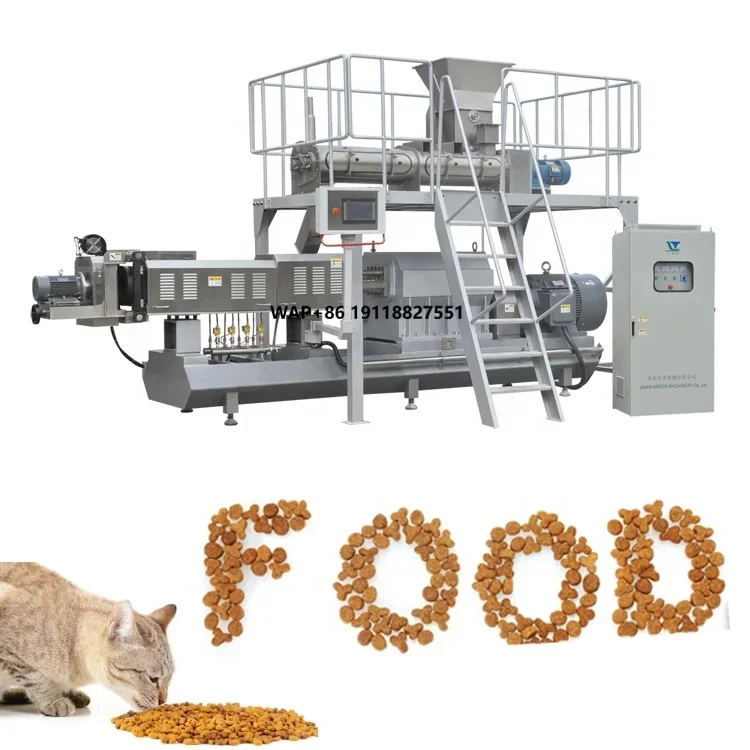 

High 304 Stainless Steel Multifunctional Pet Food Processing Machine 800kg/h Capacity Dog-and-Cat-Food-Making Machine New