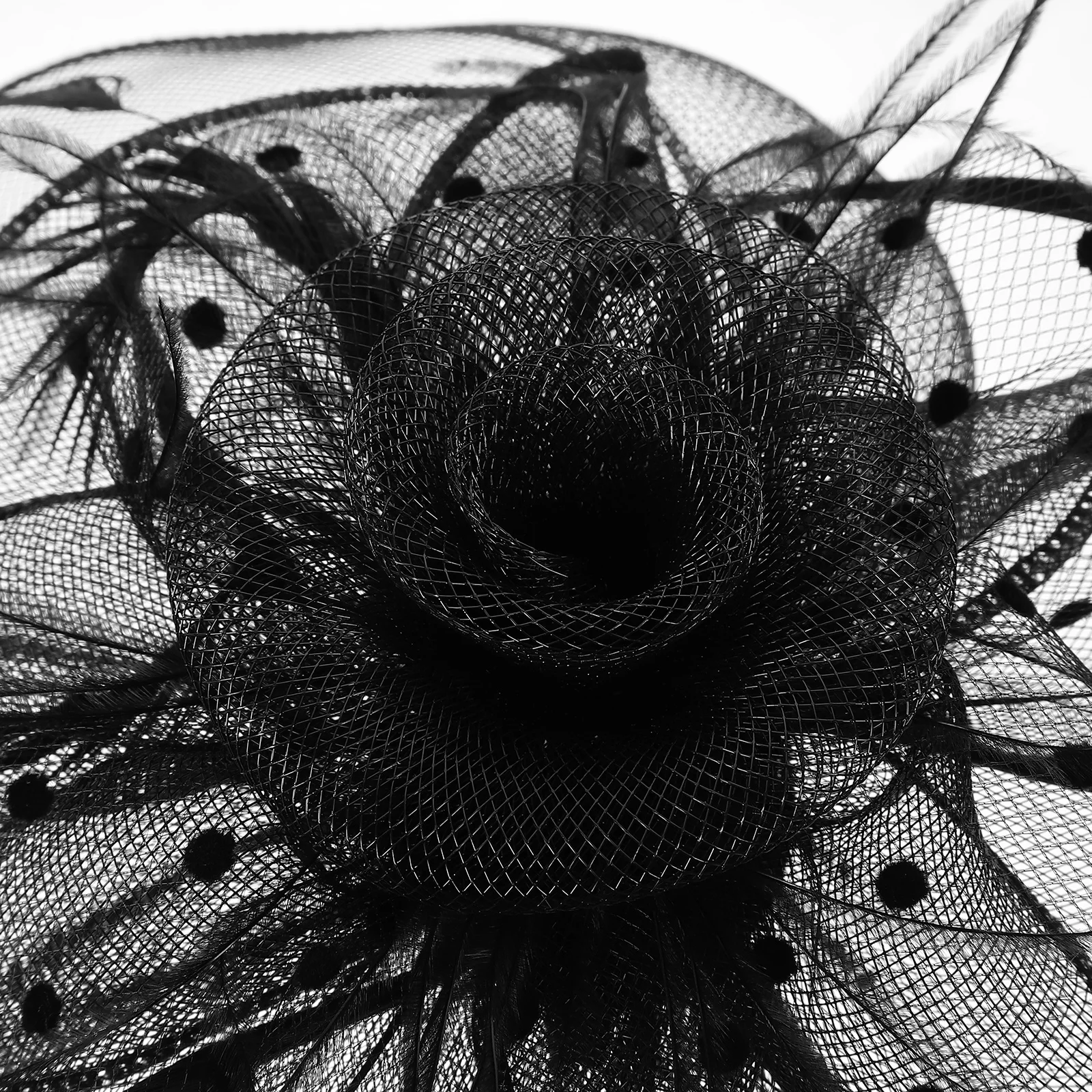 

Retro Veil Accessories Vintage Fascinator Headband Net Plume Small Hat Wedding Bride Fascinator Headpieces For