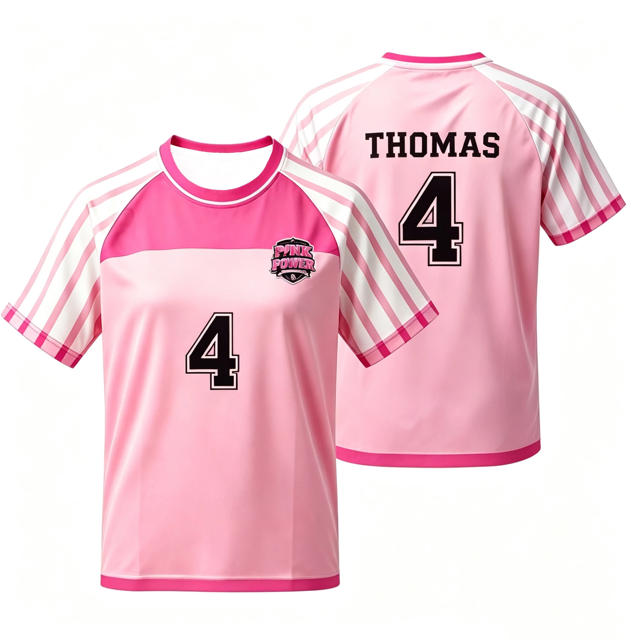 2026 Sommer DMD Thailand Sporttag Pink Monster Sportbekleidung Keng Harit&Napat Kurzarm-T-Shirt Top Familien-Partnerlook-Kleidung – Detail 6