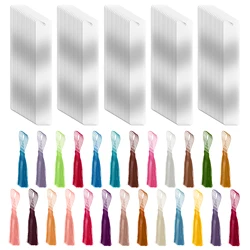200Pcs Clear Acrylic Bookmarks Waterproof Bookmarks Corrosion Resistant Acrylic Book Markers Multifunctional Acrylic Bookmarks