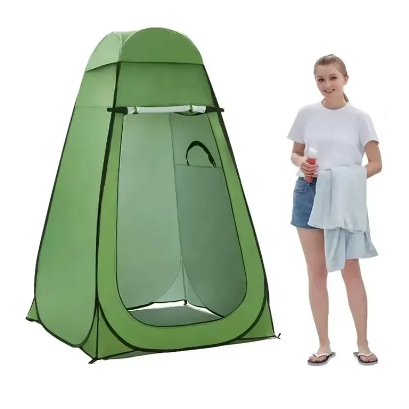 

1-2 Person Large Space Pop Up Shower Privacy Shelter Tent Outdoor Waterproof Anti-UV Portable Dressing Room Privacy Shower Tent