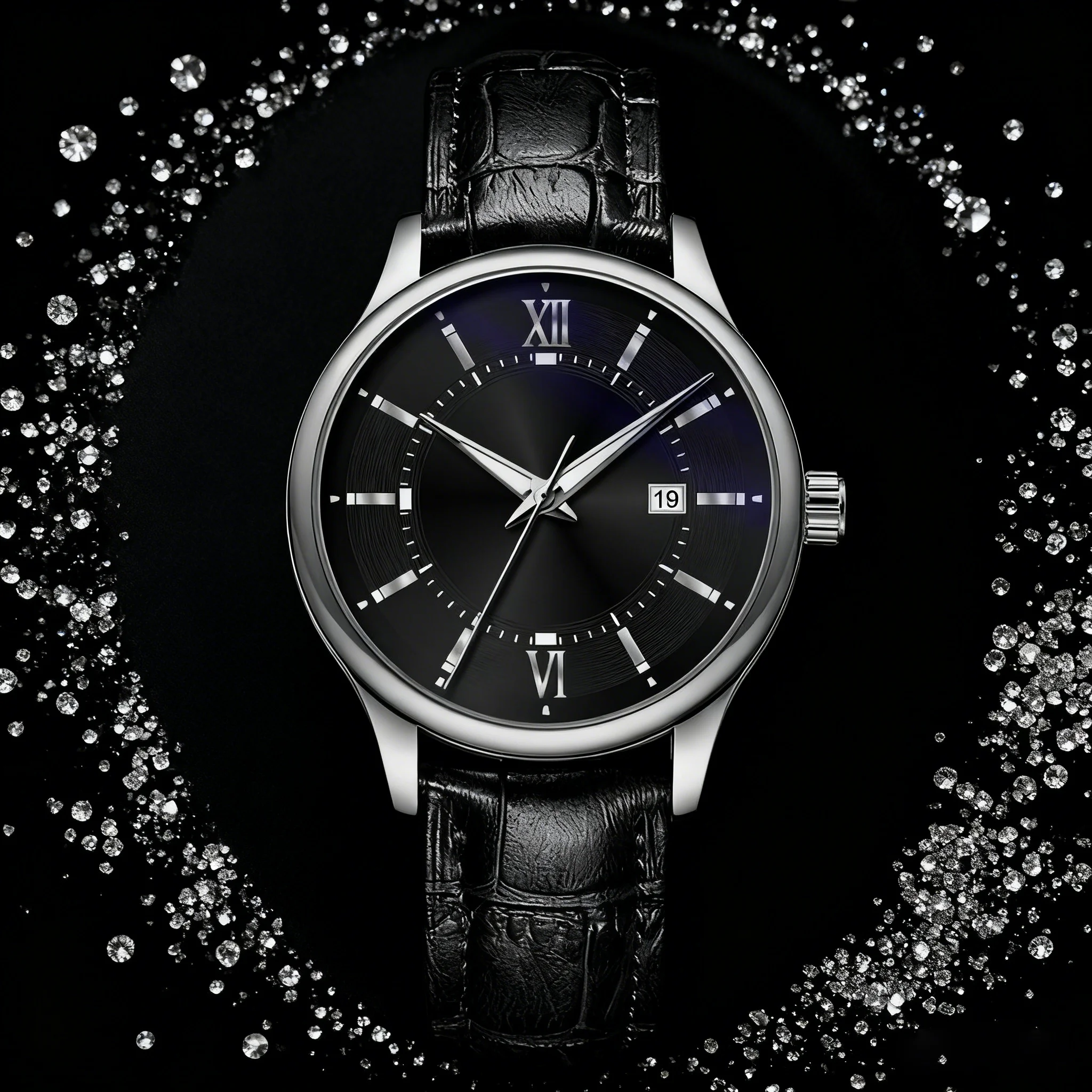 

2026 Новый продукт - Мужские часы премиум-класса - Модные деловые водонепроницаемые мужские часы - Мужские кварцевые часы - Кожаные мужские часы