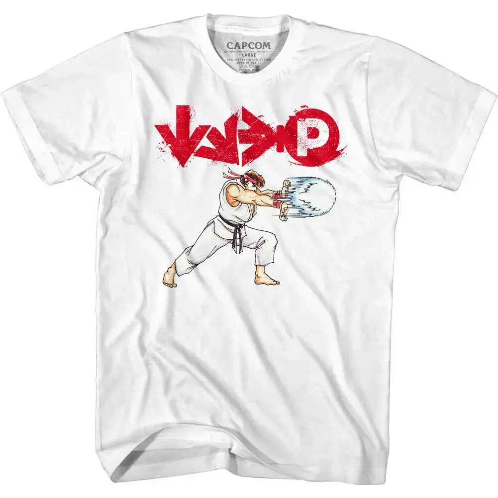 90s Street Fighter Classic Retro Retro Karate Men's Short Sleeve T-shirt Popular Men's and Women's Cotton T-shirt Four Seasons