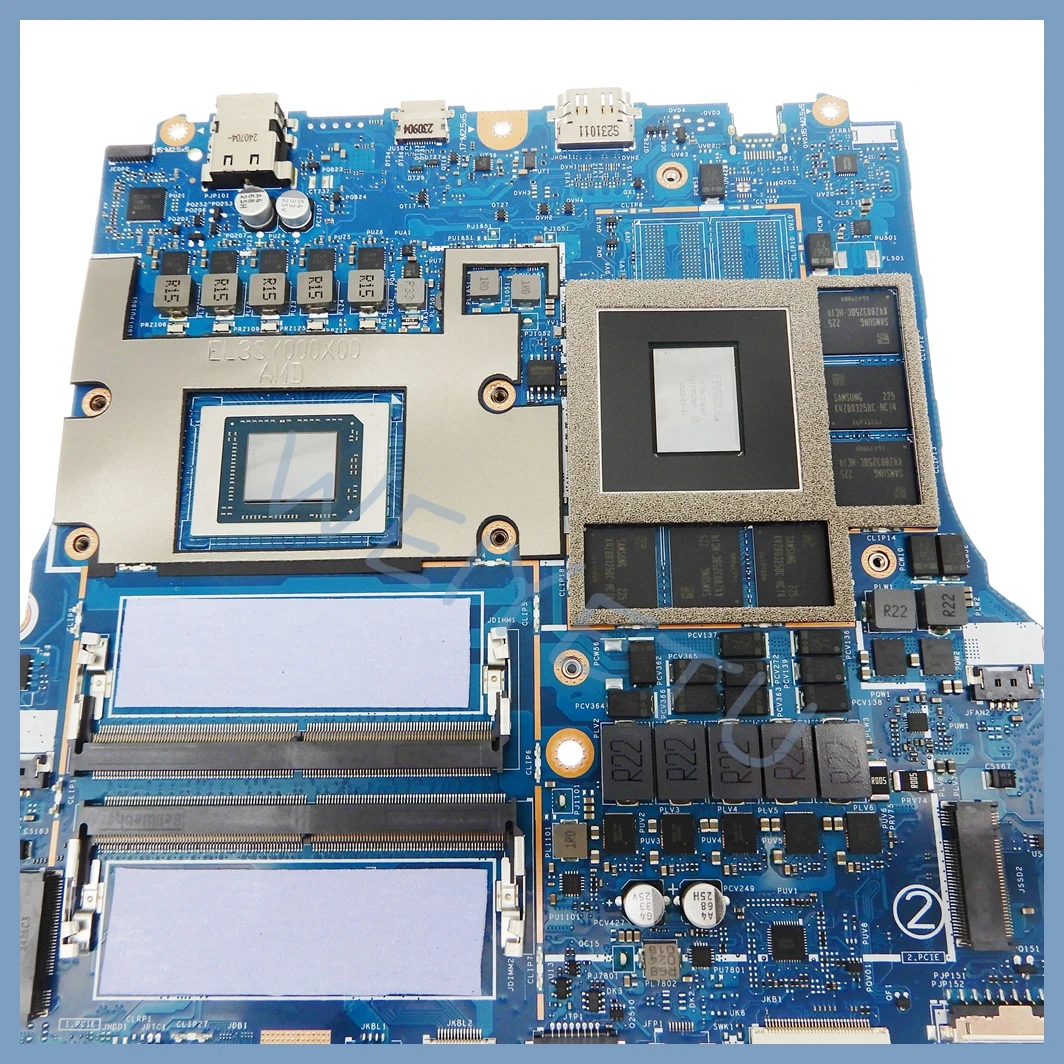 LA-M002P Notebook Mainboard With R7-6800H CPU RTX3060-V6G GPU For