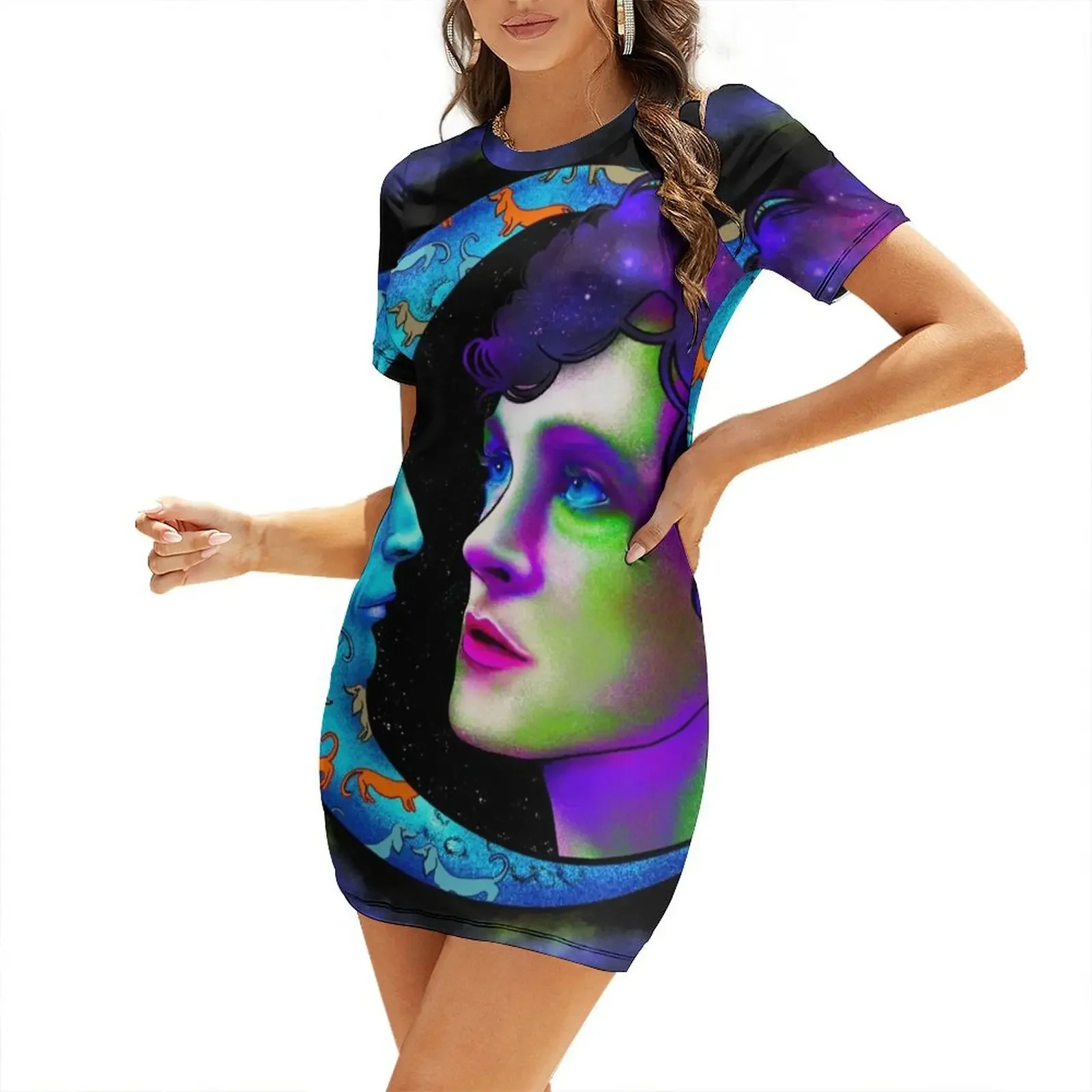 

SPACEDOGS: Nigelmoon 2 Short-Sleeved Dress dresses for women 2026 ladies dresses for women 2026 evening dresses women
