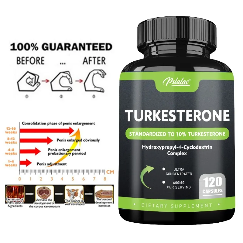 Turkesterone Supplement - Enhances Endurance, Muscle Mass, Increases Motivation and Strength, Improves Vitality
