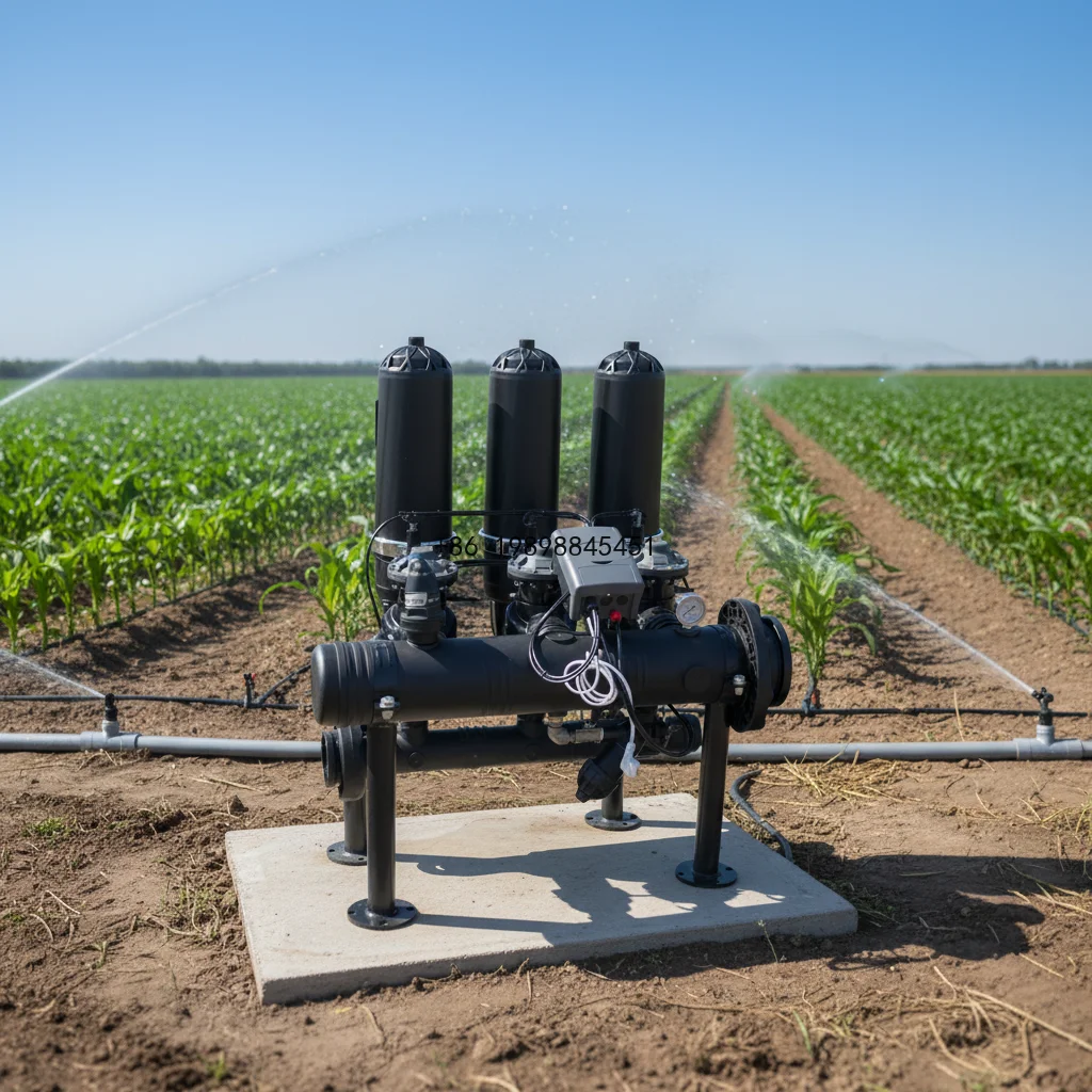 Agriculture High Flow Remote Monitoring Drip Irrigation System Filter with Motor and Automatic Backwash