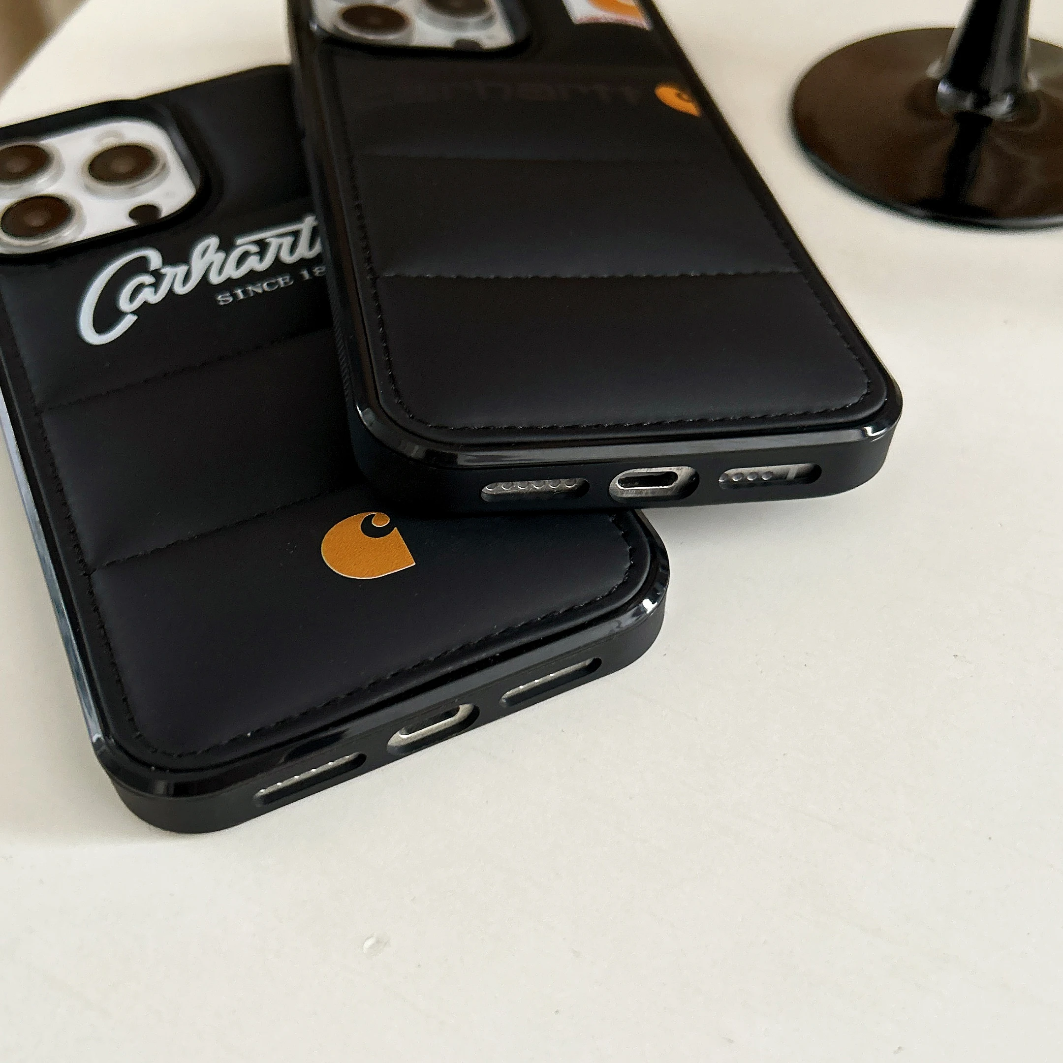 Liquid Down Jacket Airbag Case For iPhone 16 15 14 Plus 13 12 Mini 11 Pro Max X XR XS Max Bumper Padded Candy Color Rugged Cover - náhled 4