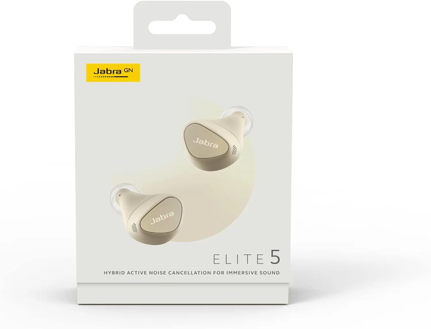 Jabra Elite 5 In-Ear Headphone with hybrid Active Noise Cancellation  Bluetooth Multipoint Connection