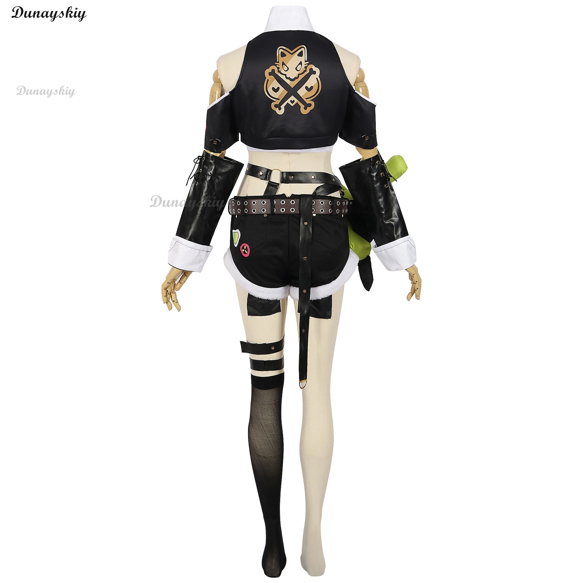 니콜 데마라 코스프레 코스튬 가발, 젠리스 존 제로 카니발 유니폼, 애니메이션 할로윈 의상, 남성 게임