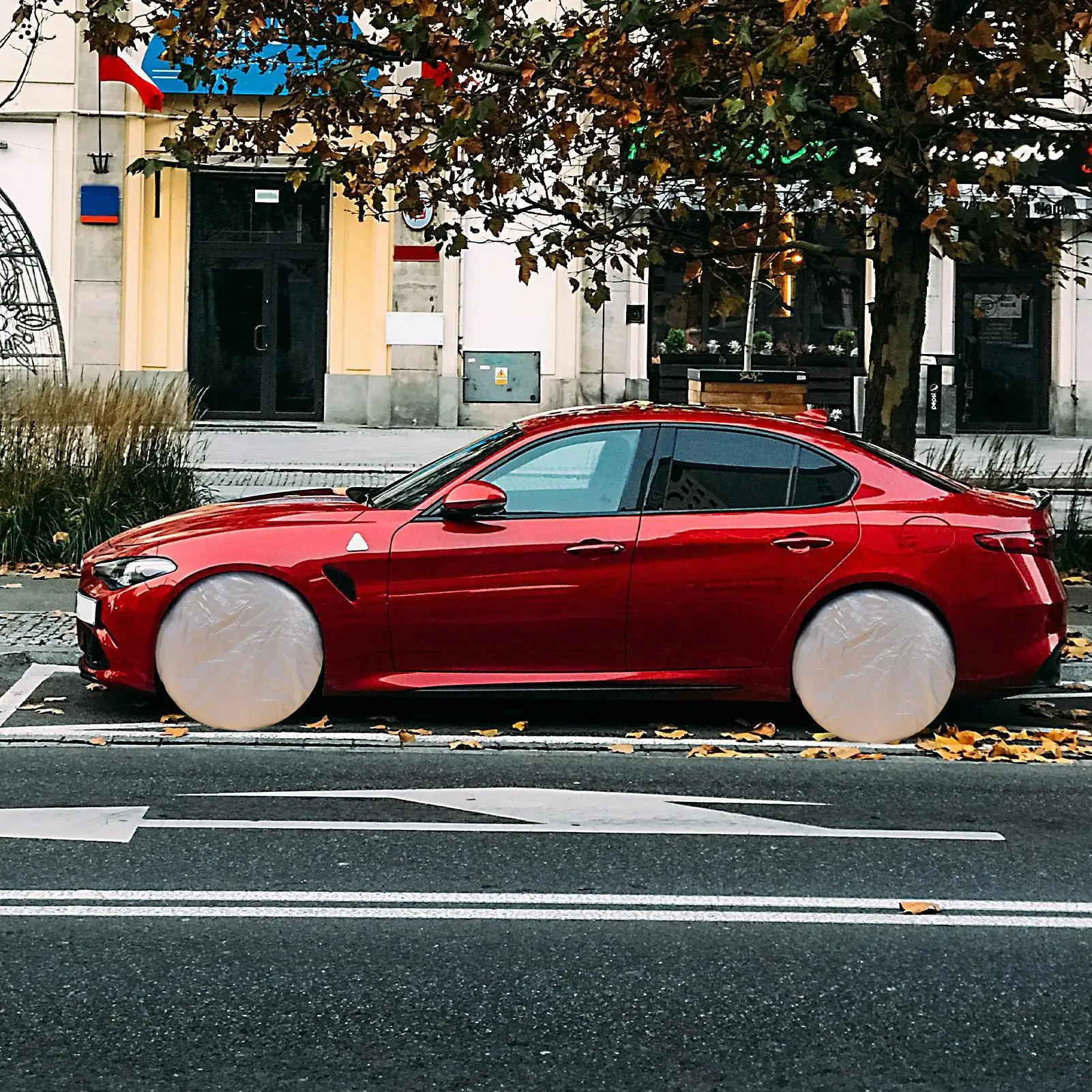 Trailer Tire Covers Waterproof Tire Wheel Protector UV-Resistant Protector For Outdoor Summer Travel Truck Camping RV Winter