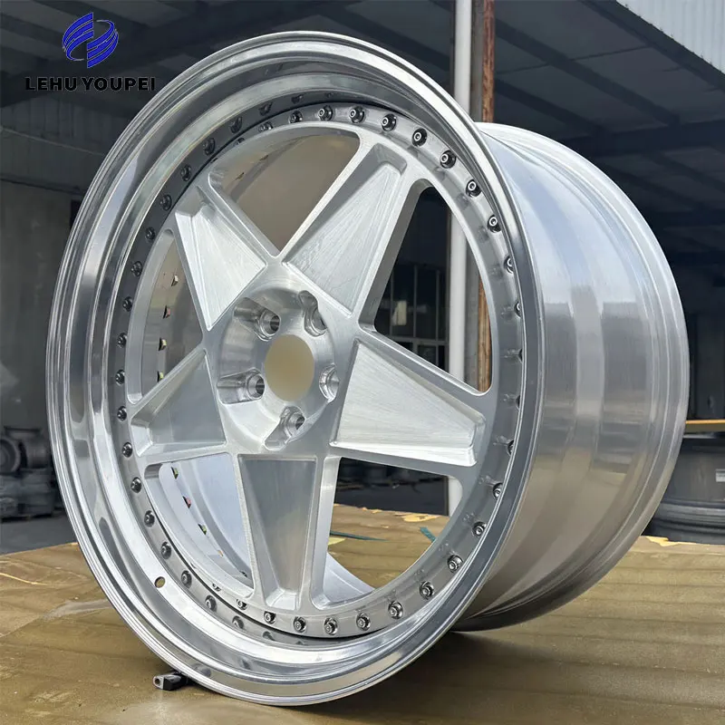 18-24 Inch 5x114.3/120/130 Polished Custom Forged Aluminum Alloy Wheel Rims