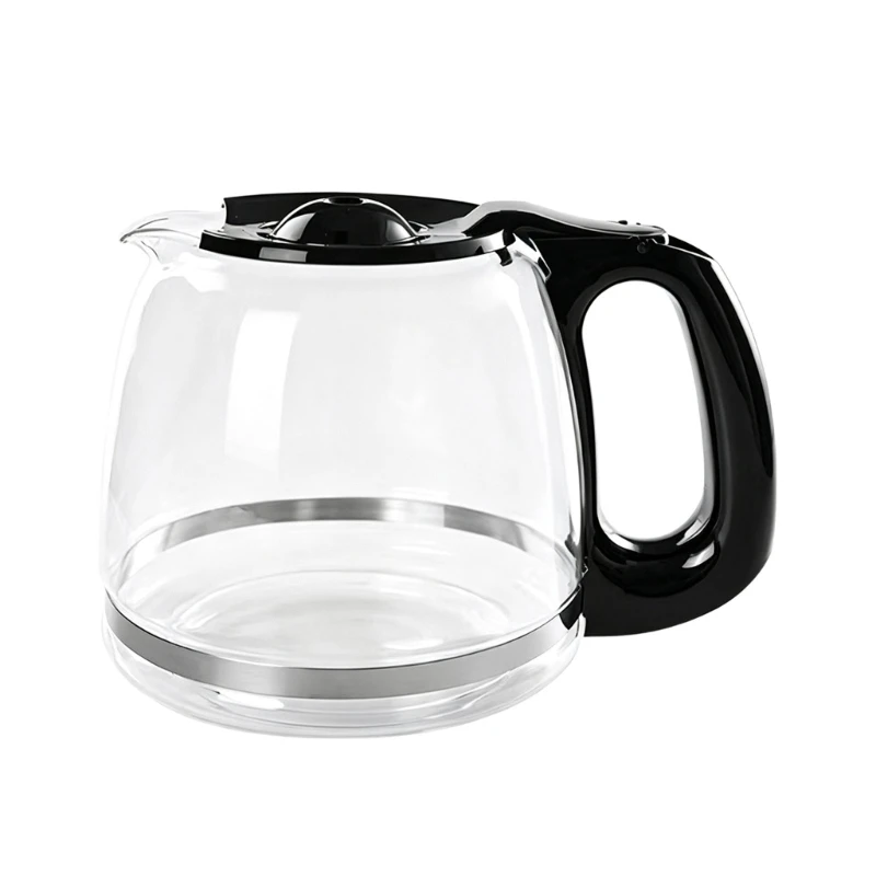 12-Cup Clear Coffee Carafe for Home Brewing and Serving, Glass Coffee Pot with Brewing, and Everyday Kitchen Use for Drips A2BB