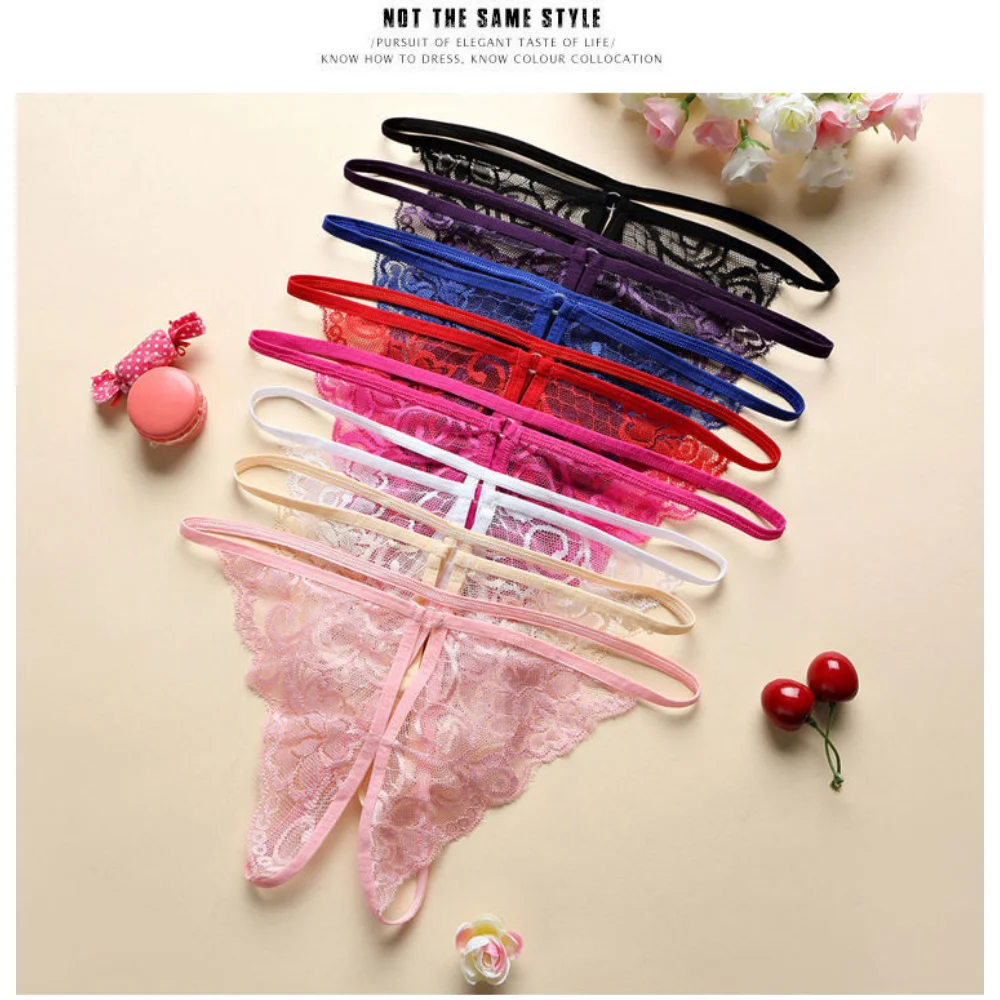 Sexy Strap Underwear Set for Women Hot Exotic Lace Underwear G-string Pants women's sexys lingerie Set Bikini Three-Point Set