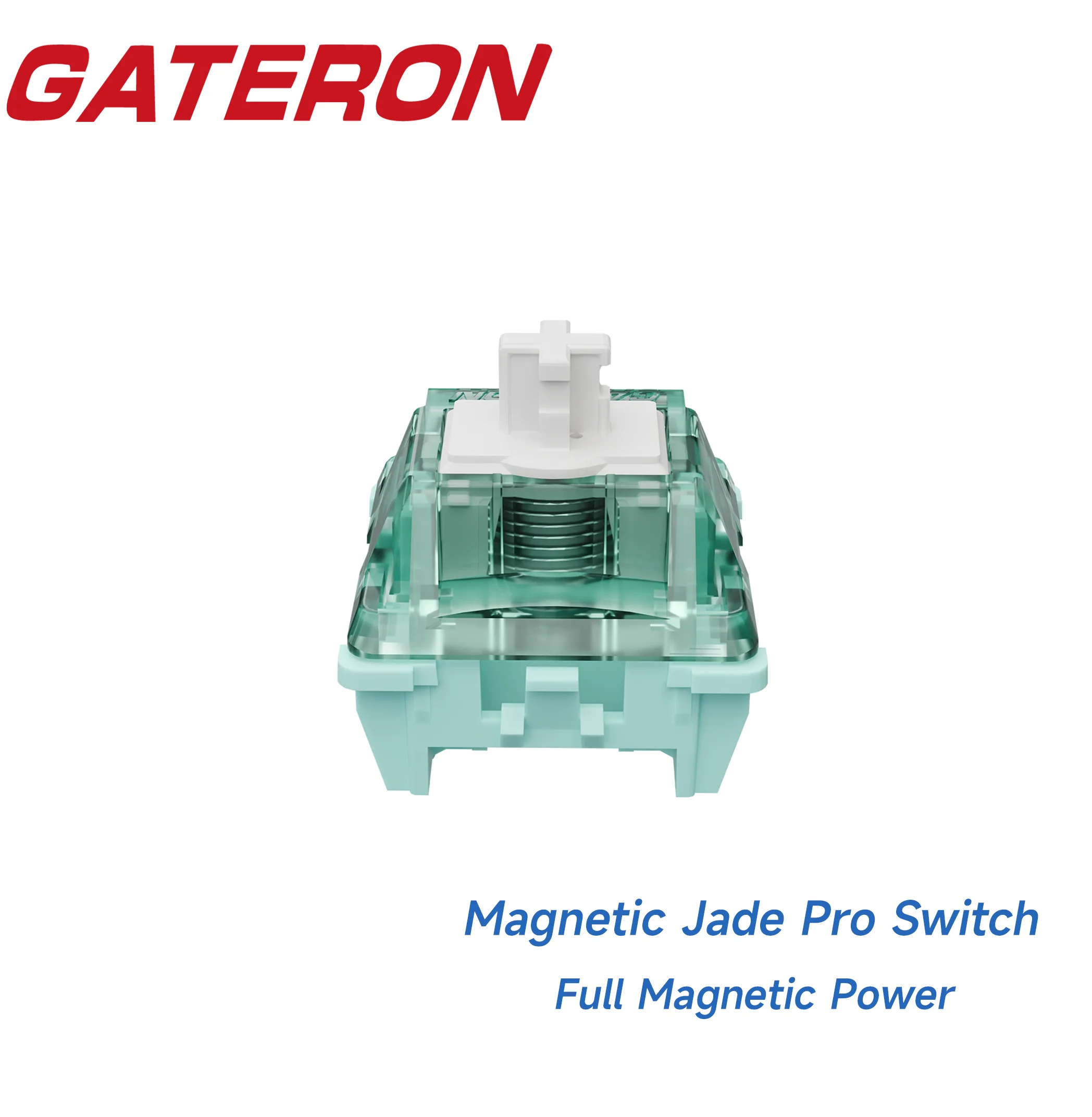 GATERON Magnetic Jade Pro Switch, Linear, Freely Setting Pre-Travel, Hall Sensor Effect for Magnetic Keyboard Gaming Office