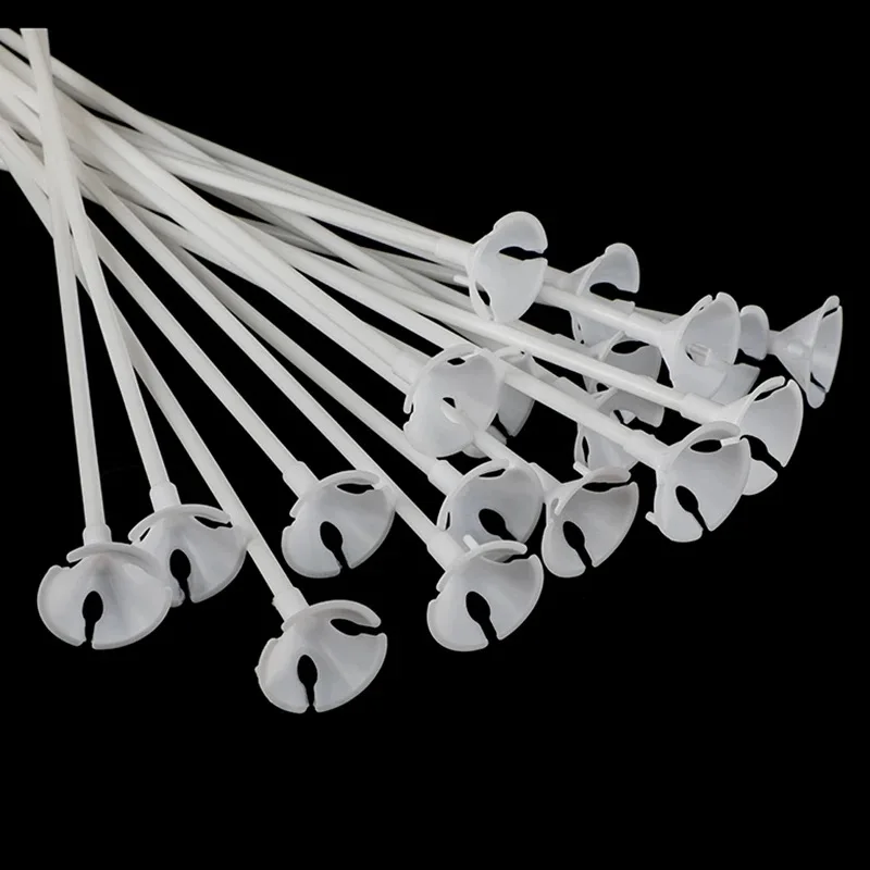 100set/50set A lot/ 40cm/32cm balloon accessories black Balloon Holder Sticks with cups party supplies decoration