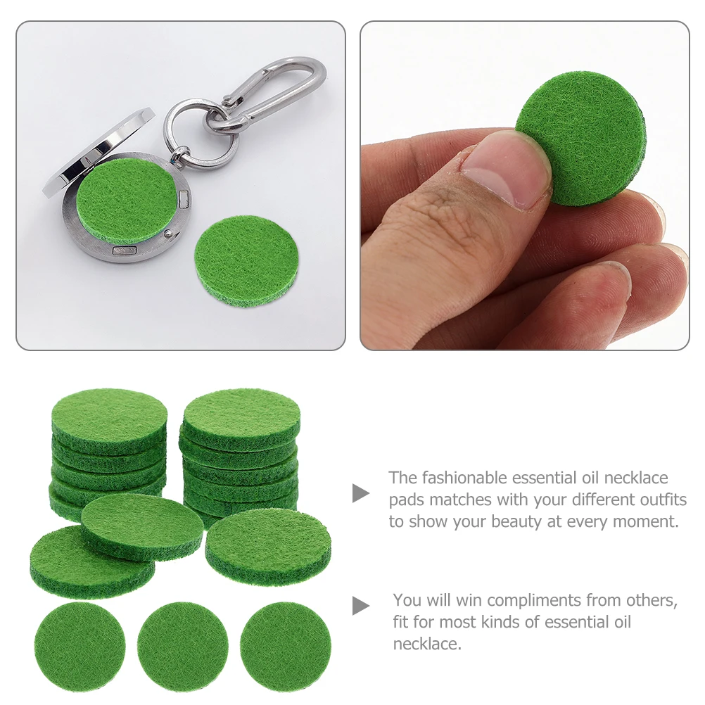 

200 Pcs Aromatherapy Cotton Pads Essential Replaceable Oil Diffuser Round Insert Humidifier