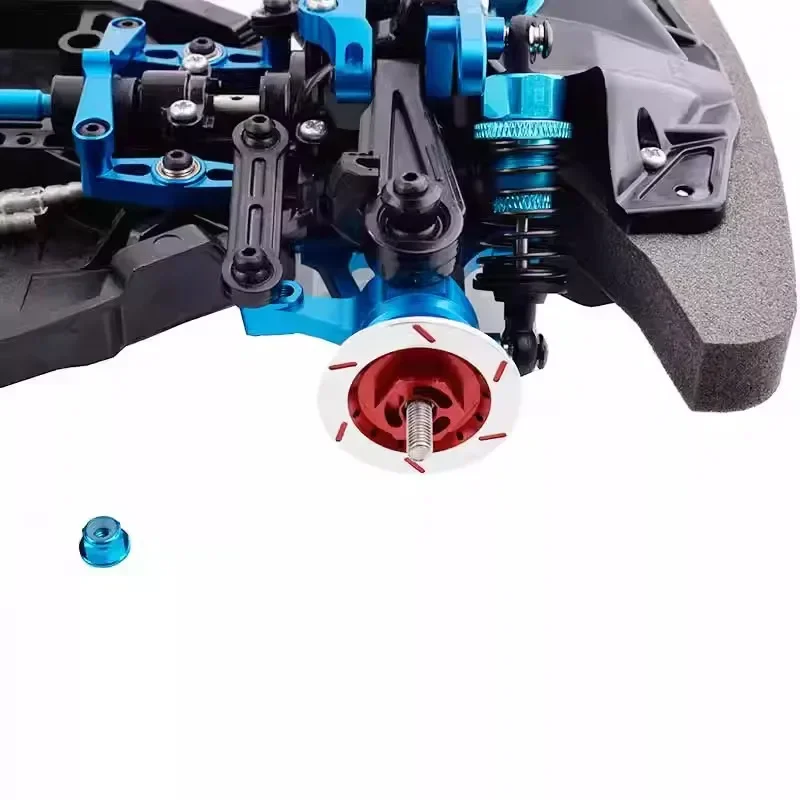 Nuovo Set di ammortizzatori in lega di alluminio da 2 pezzi per Tamiya TT-01 TT01 TT-02 TT02 1/10 parti di aggiornamento per auto RC