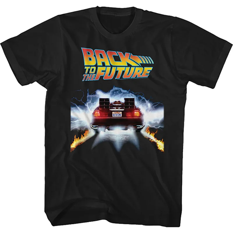 New Back To The Future T-Shirts Vintage Printed Men Women Fashion Short Sleeves Cotton T Shirt Harajuku Unisex Tees Top Clothing