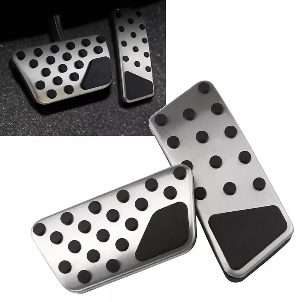 

Stainless Steel Car Pedals for Jeep Wrangler JK 2007-2017 AT Accelerator Brake Pedal Cover Pads Parts Accessories 2pcs